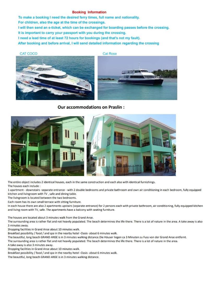 Haus Megan Glacis (Mahe) Exterior foto